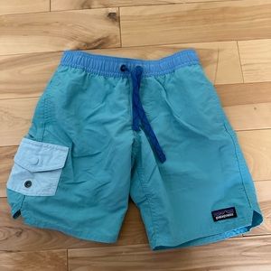 Boys Patagonia shell shorts